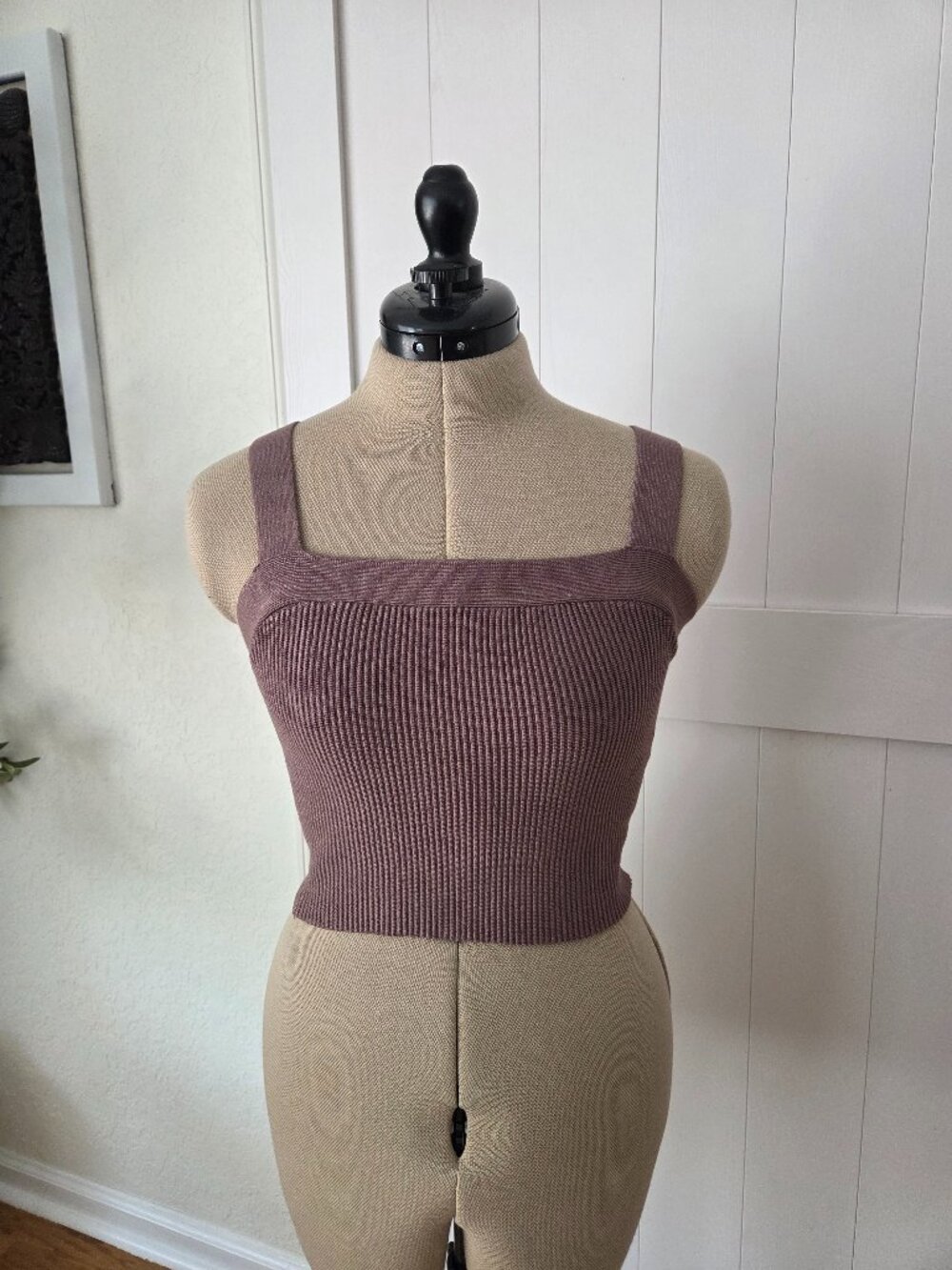 A&F Ribbed Cropped Tank NWT Size S